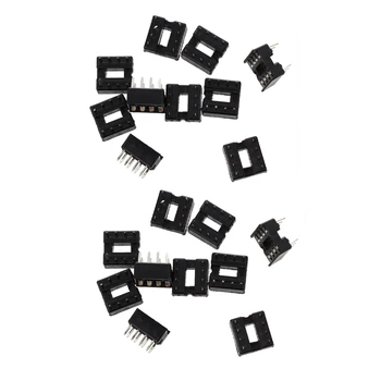 20 X 8 Pin DIP IC Enchufes de Adaptador de Soldadura Tipo de Socket