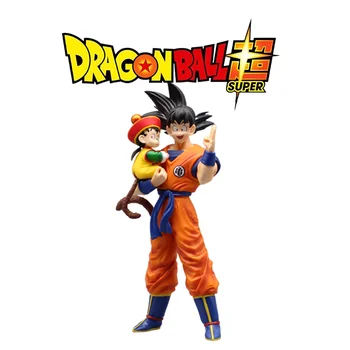 30cm de Dragon Ball Gk Hijo de Goku, Gohan Figura de Acción de Padre Sosteniendo a Su Hijo de Pvc Modelo de la Colección de Juguetes Decoración de la Muñeca de los Niños de Regalo