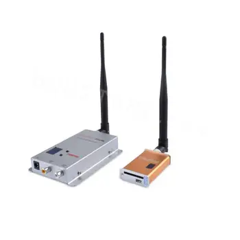 5000mW 5W Miniatura FPV Video Sender 1.2 G 1200Mhz de Audio y Vídeo Transmisor y el Receptor Inalámbrico 30km LOS de Larga Distancia