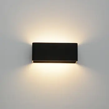 7W Simple LED de Pared de Luz de Aluminio de la Lámpara de Pared Arriba y Abajo de la Lámpara de Pared de Sala de estar Dormitorio Aparte Pasillo de las Escaleras de la Pared de las Luces BL75