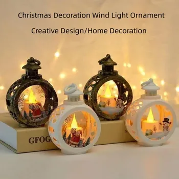 Decoraciones de navidad de la Vela del LED Luces de Escritorio Decoraciones de la iluminación Ambiente en la Víspera de Navidad Regalos