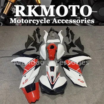 NUEVO ABS de la Motocicleta de la Inyección Carenado Kit de ajuste Para la YZF R25 R3 R 25 3 2015 2016 2017 2018 Carrocería Carenados kits conjunto Blanco Rojo