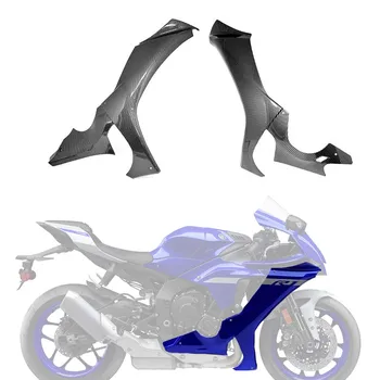 Para YAMAHA YZF R1 R1M 2020 2021 2022 Carenados de la Motocicleta Piezas de ABS de Fibra de Carbono Frente a la Moldura Lateral del Marco del Cuerpo Cubierta de Panel del Capó Ajuste