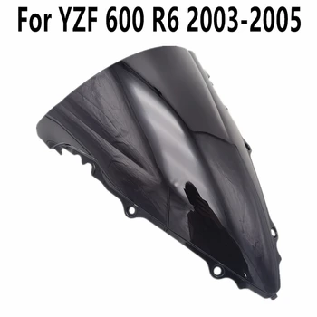 Parabrisas Convenio de Ajuste de la YZF 600 Viento Deflectore Negro Claro Parabrisas Para Yamaha R6 636 2003-2004-2005