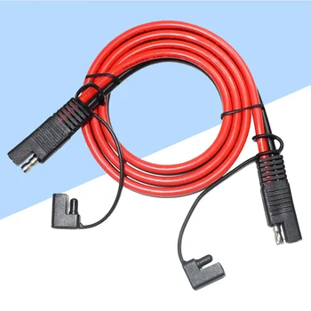 SAE Arnés de Cable de Doble Cabezal del Conector del Cable de Extensión Enchufe de Cobre Estañado Cable del Adaptador