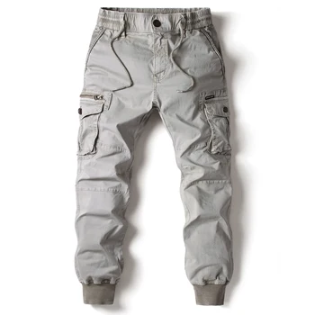 TPJB Nuevos Pantalones de los Hombres de' Jogging Pantalones Casuales de Algodón de Longitud Completa Militar de los Hombres ropa de trabajo Táctico Pantalones de Chándal de Streetwear